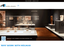 Tablet Screenshot of holmanexhibits.com